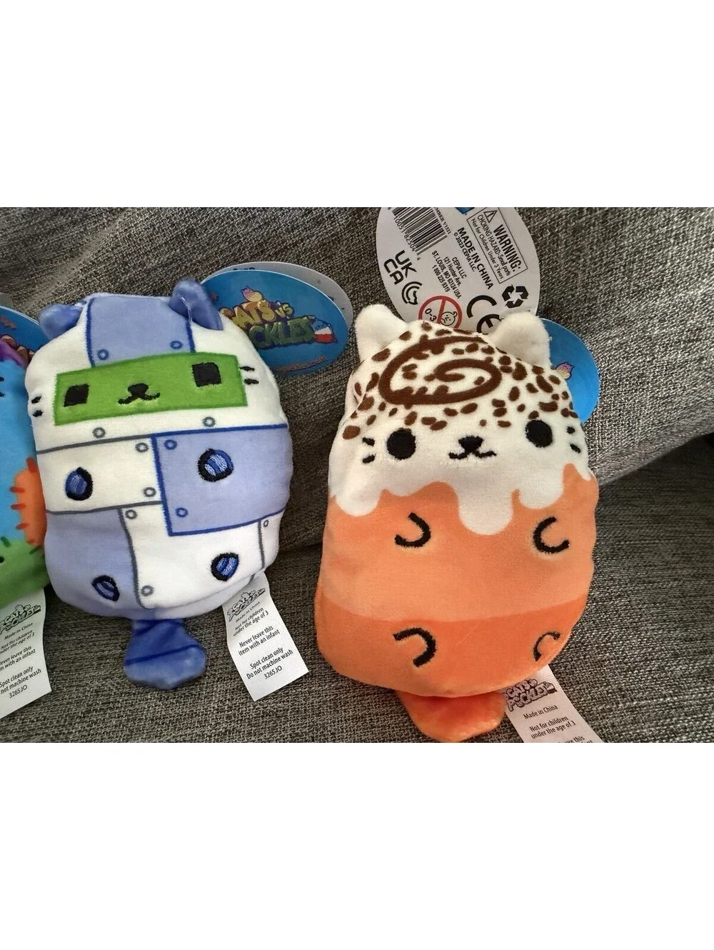 Cats vs Pickles Lot of 8 New With Tags 4” Bean Bag Plush